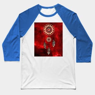 Spiritual Colorful Dream Catcher Feather Baseball T-Shirt